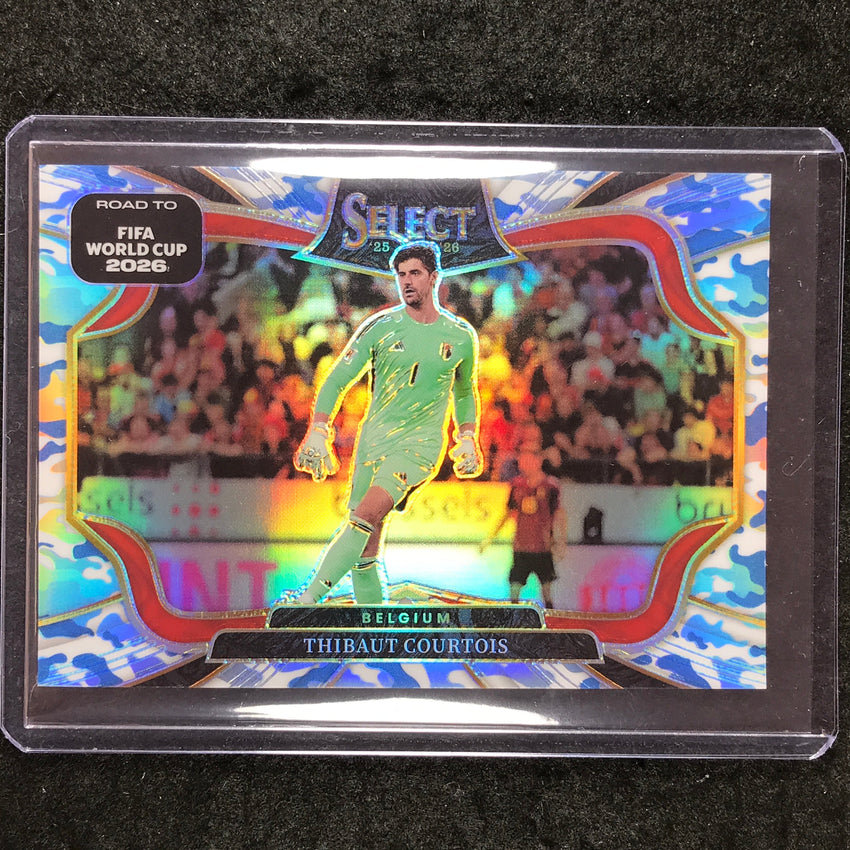 2025-26 Select Road to World Cup THIBAUT COURTOIS Field Level Winter Camo 45/49