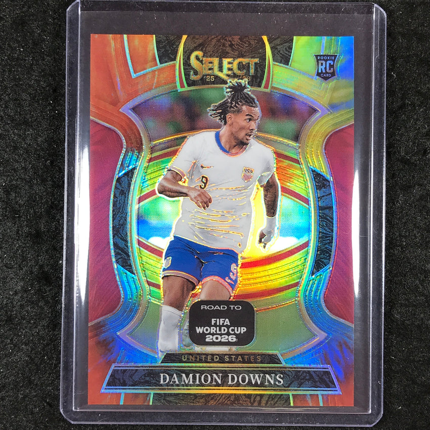 2025-26 Select Road to World Cup DAMION DOWNS Rookie Terrace Tie-Dye 20/25 #85