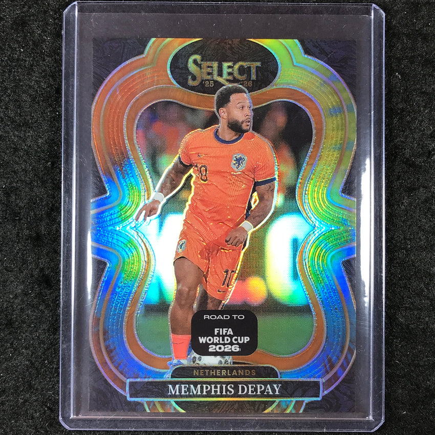 2025-26 Select Road to World Cup MEMPHIS DEPAY Mezzanine Tie-Dye 21/25 #188