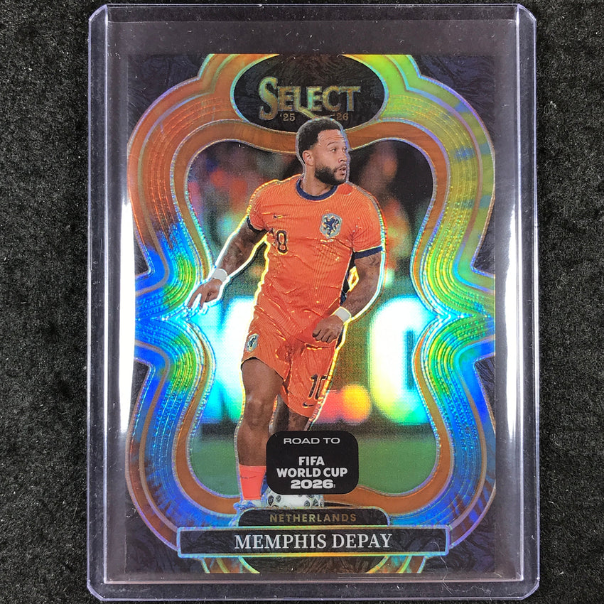 2025-26 Select Road to World Cup MEMPHIS DEPAY Mezzanine Tie-Dye 23/25 #188