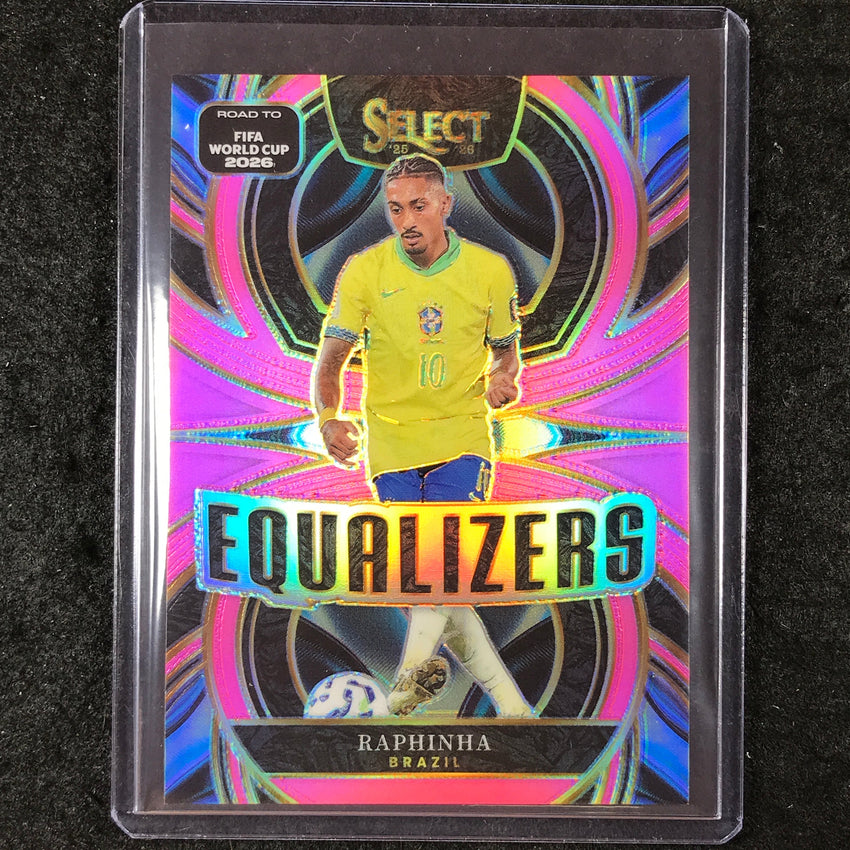 2025-26 Select Road to World Cup RAPHINHA Equalizers Pink 5/25 #25