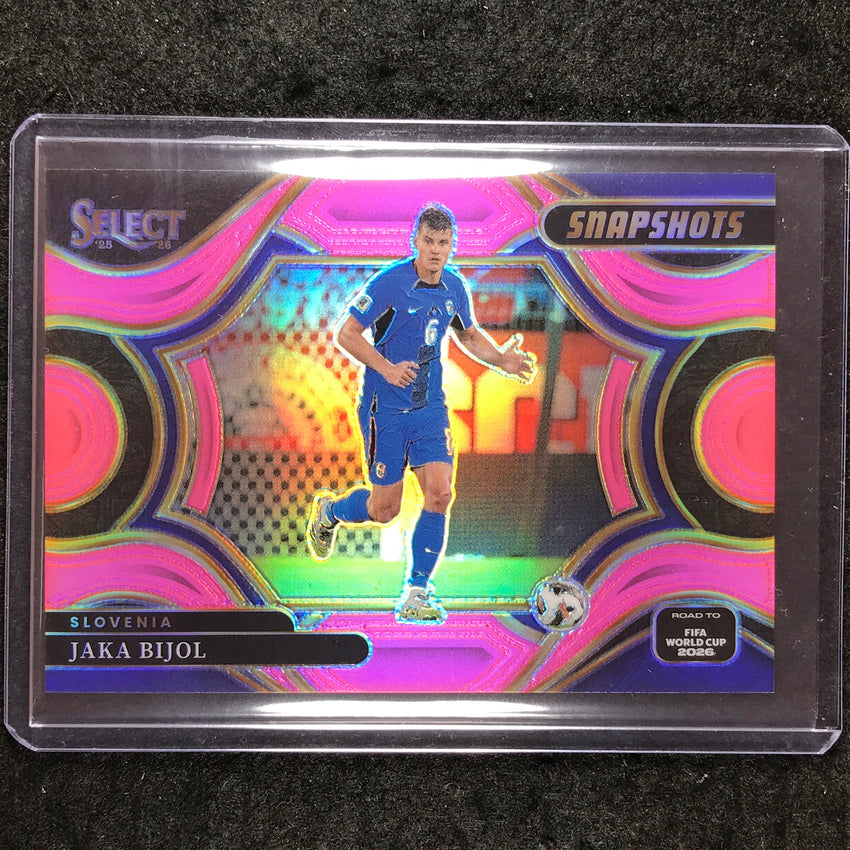 2025-26 Select Road to World Cup JAKA BIJOL Snapshots Pink 10/25 #9