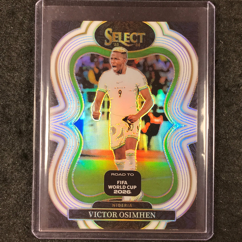 2025-26 Select Road to World Cup VICTOR OSIMHEN Mezzanine White 11/20 #121