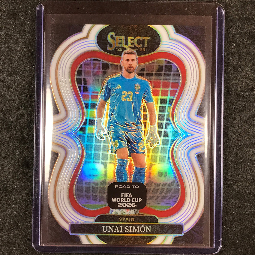 2025-26 Select Road to World Cup UNAI SIMON Mezzanine White 2/20 #169