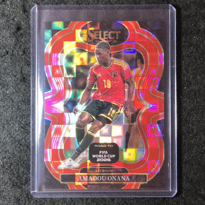 2025-26 Select Road to World Cup AMADOU ONANA Mezzanine Red Pandora #162