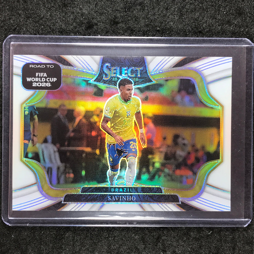 2025-26 Select Road to World Cup SAVINHO Field Level White 2/20 #238