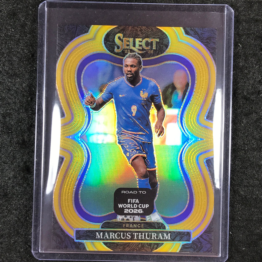 2025-26 Select Road to World Cup MARCUS THURAM Mezzanine Gold 3/10 #177