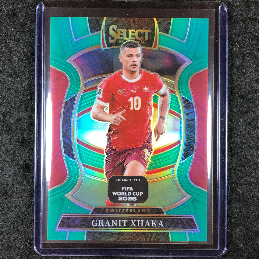2025-26 Select Road to World Cup GRANIT XHAKA Terrace Green 1/5 #91