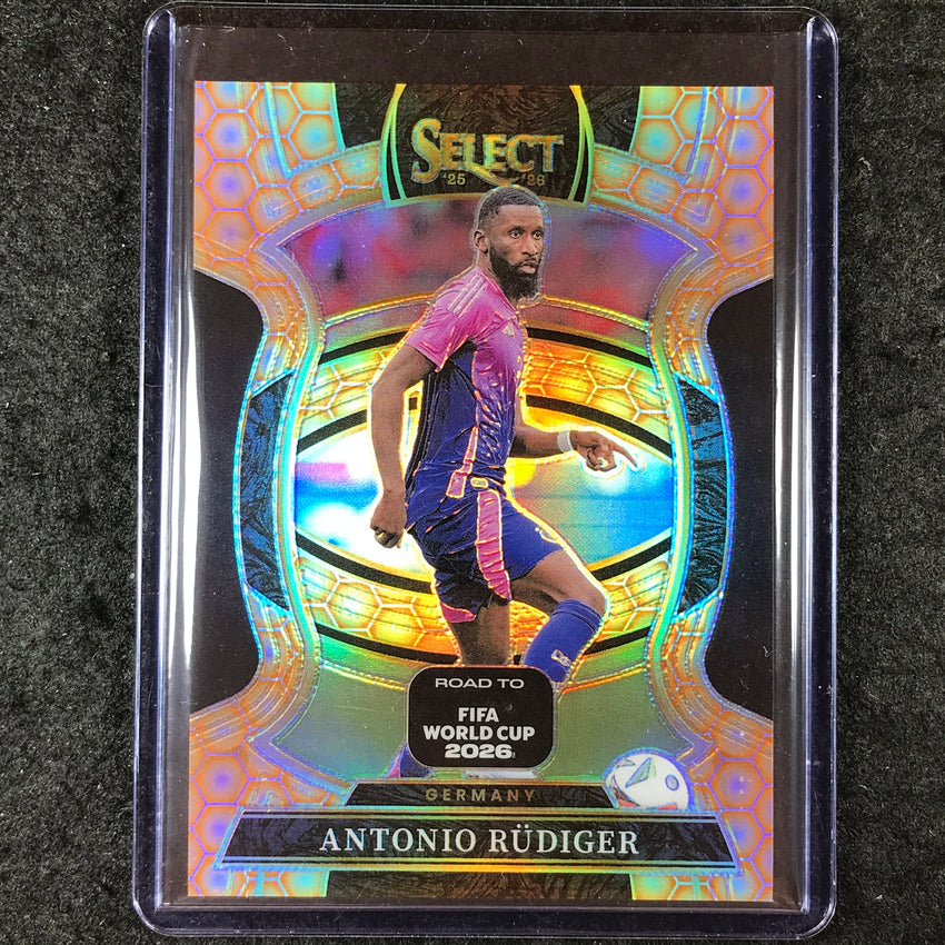 2025-26 Select Road to World Cup ANTONIO RUDIGER Terrace Honeycomb SP #4