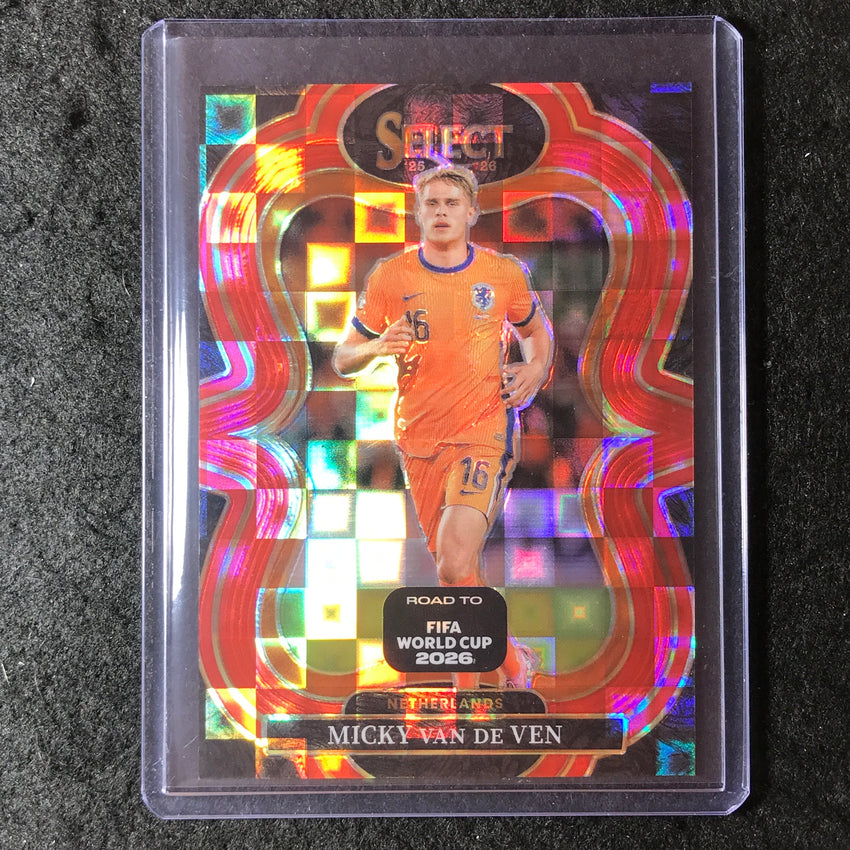 2025-26 Select Road to World Cup MICKY VAN DE VEN Mezzanine Red Pandora #186
