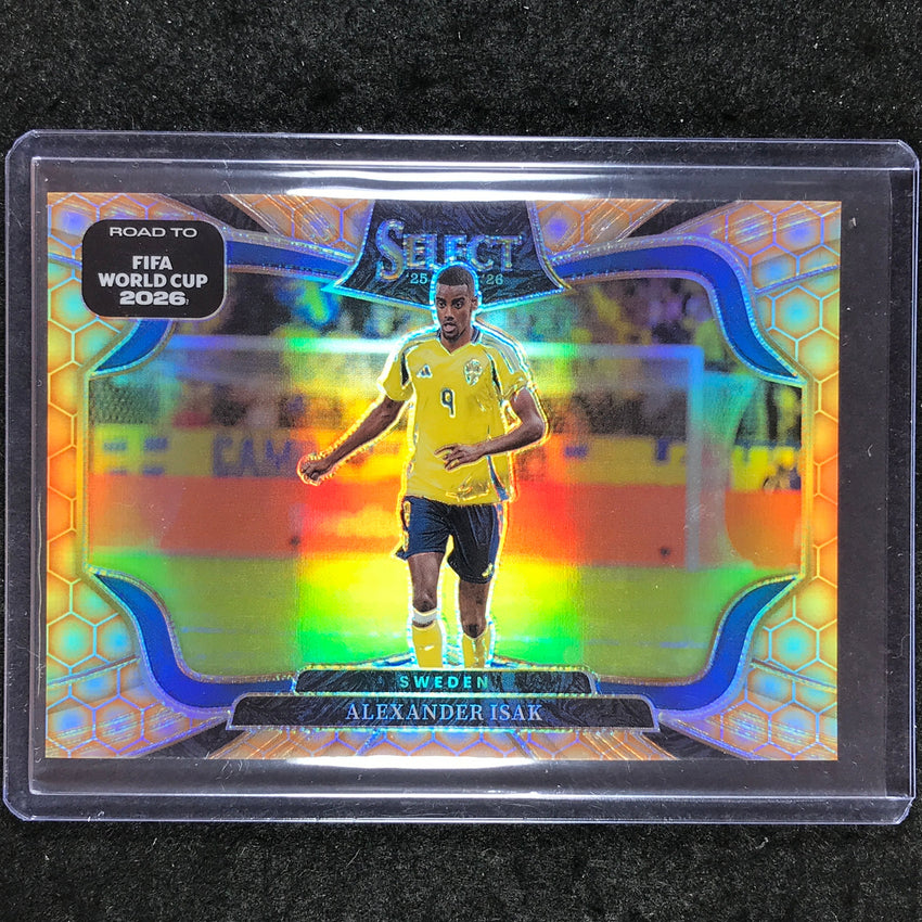 2025-26 Select Road to World Cup ALEXANDER ISAK Field Level Honeycomb SP #224