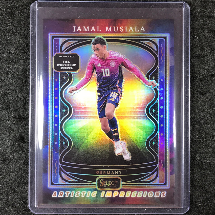 2025-26 Select Road to World Cup JAMAL MUSIALA Artistic Impressions SSP #4