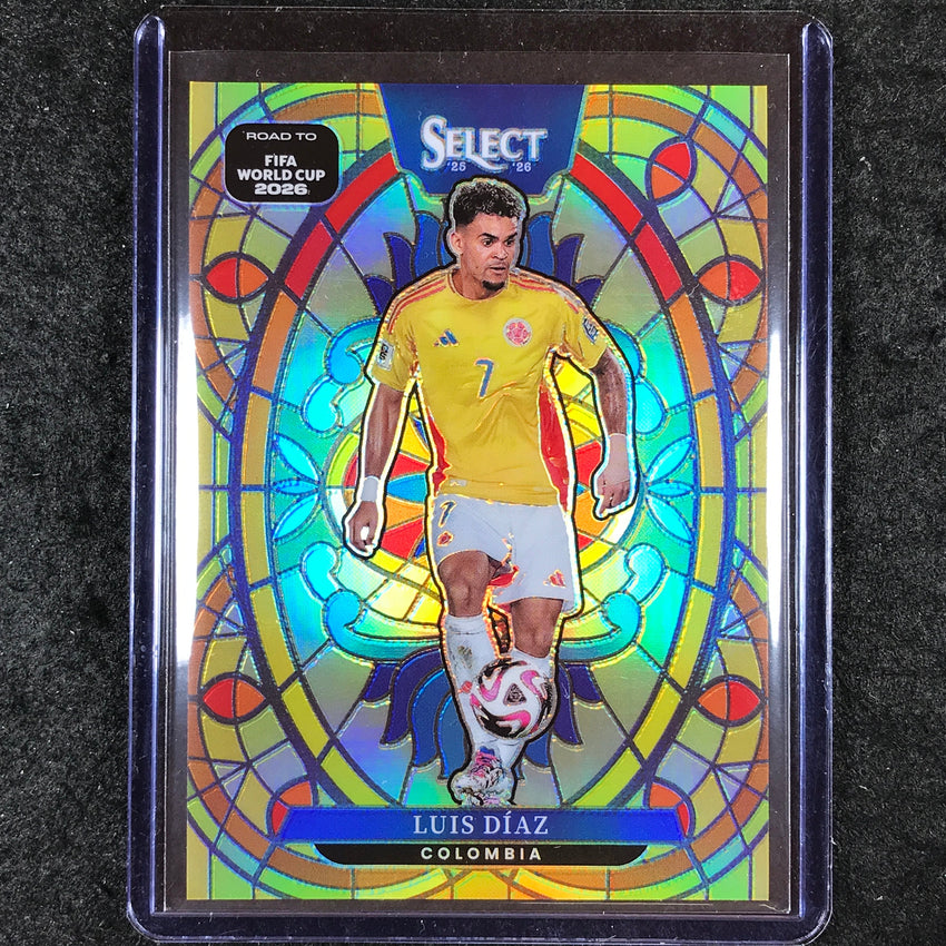 2025-26 Select Road to World Cup LUIS DIAZ Stained Glass SSP #8