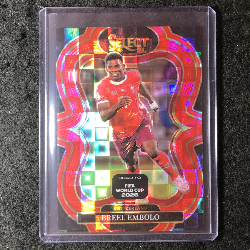 2025-26 Select Road to World Cup BREEL EMBOLO Mezzanine Red Pandora #193