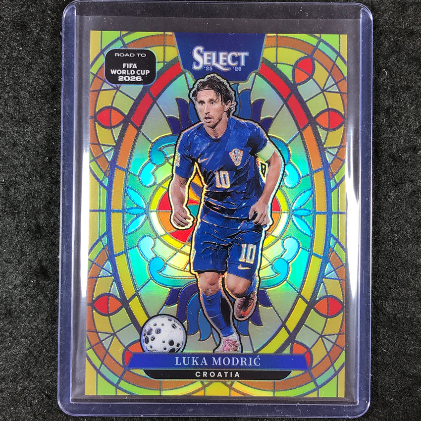 2025-26 Select Road to World Cup LUKA MODRIC Stained Glass SSP #13