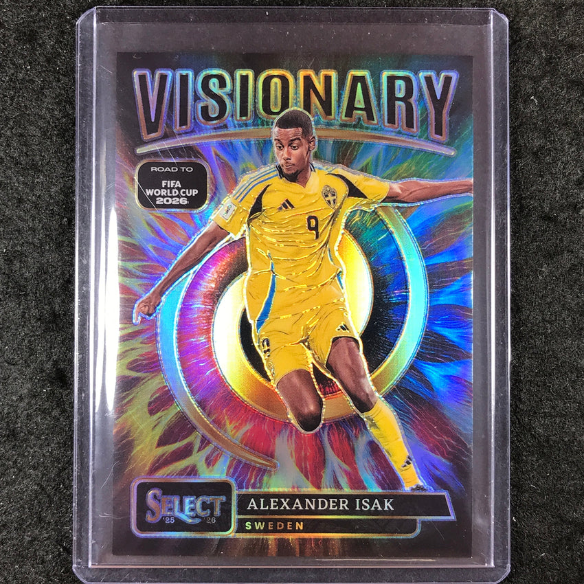 2025-26 Select Road to World Cup ALEXANDER ISAK Visionary SSP #9