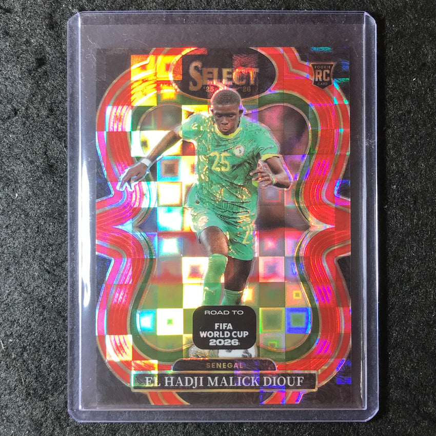 2025-26 Select Road to World Cup MALICK DIOUF Rookie Mezzanine Red Pandora #194