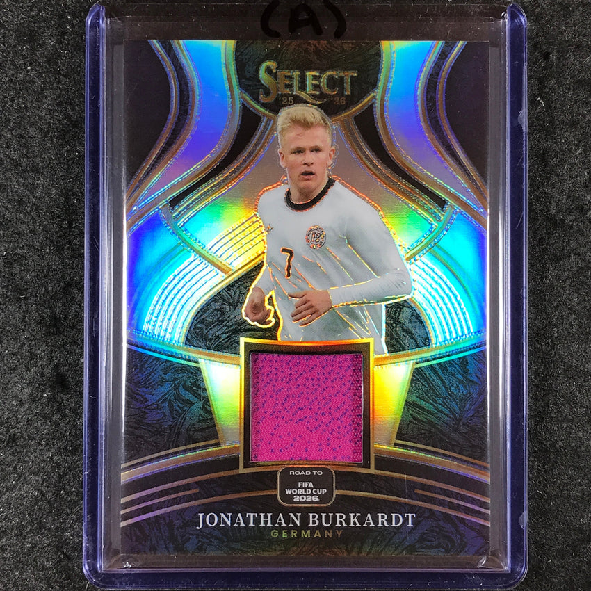 2025-26 Select Road to World Cup JONATHAN BURKARDT Select Memorabilia #JBT (A)
