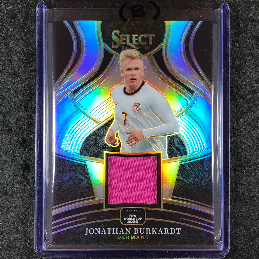 2025-26 Select Road to World Cup JONATHAN BURKARDT Select Memorabilia #JBT (B)
