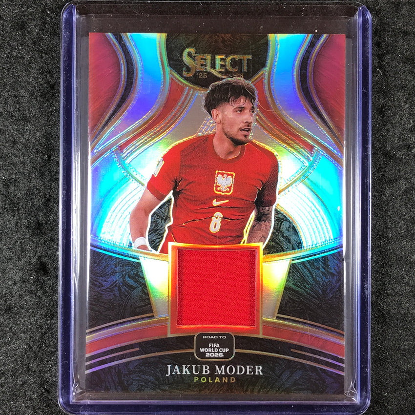 2025-26 Select Road to World Cup JAKUB MODER Select Memorabilia Jersey #SM-JMR