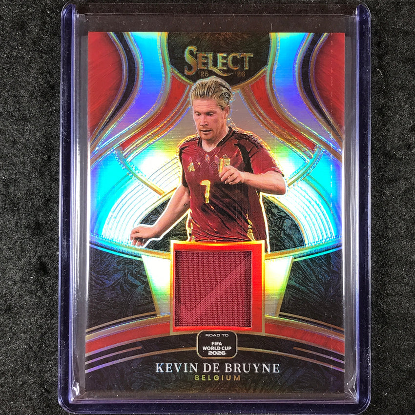 2025-26 Select Road to World Cup KEVIN DE BRUYNE Select Memorabilia Jersey #KDB