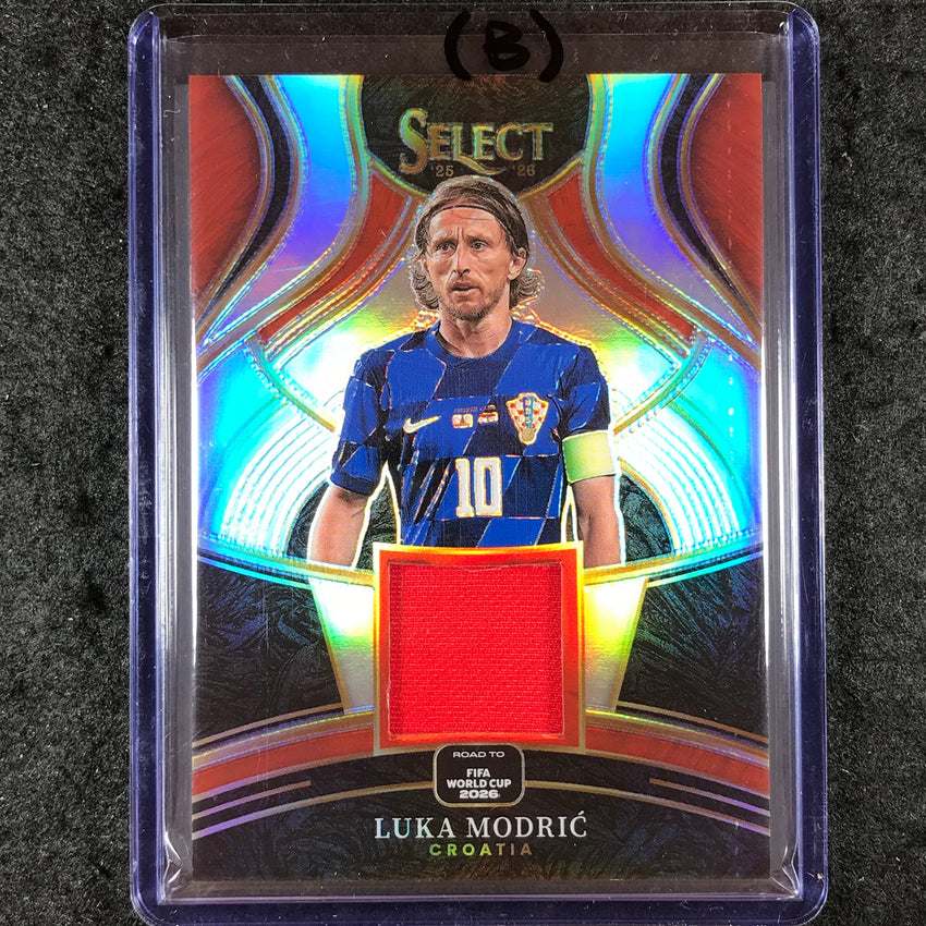 2025-26 Select Road to World Cup LUKA MODRIC Select Memorabilia Jersey #LMC (B)