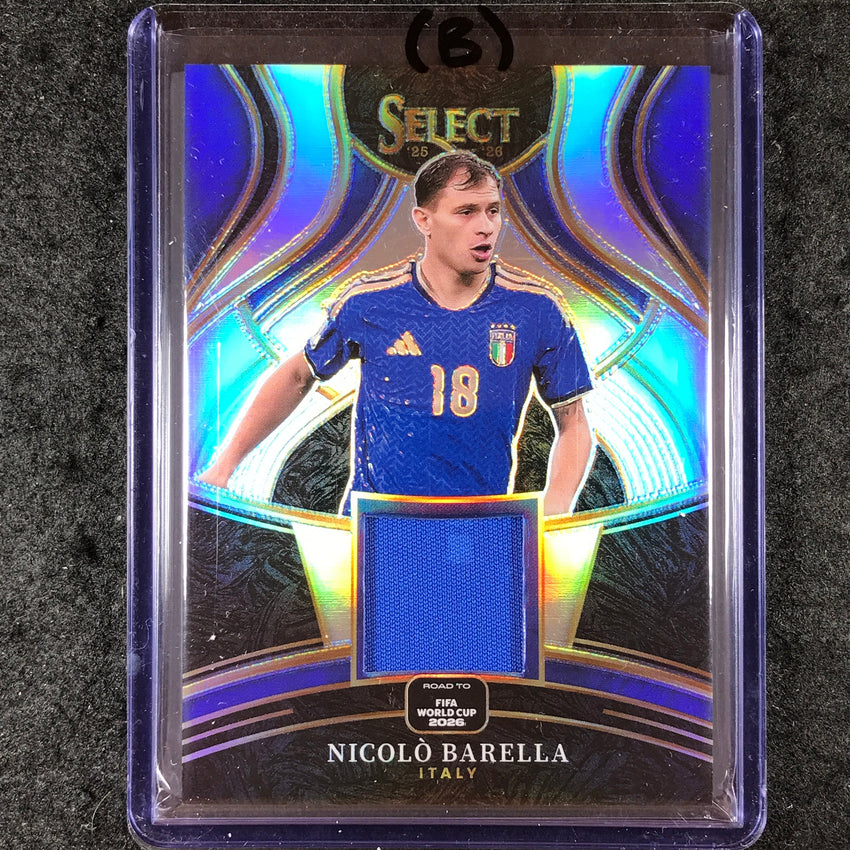 2025-26 Select Road to World Cup NICOLO BARELLA Select Memorabilia #SM-NBA (B)