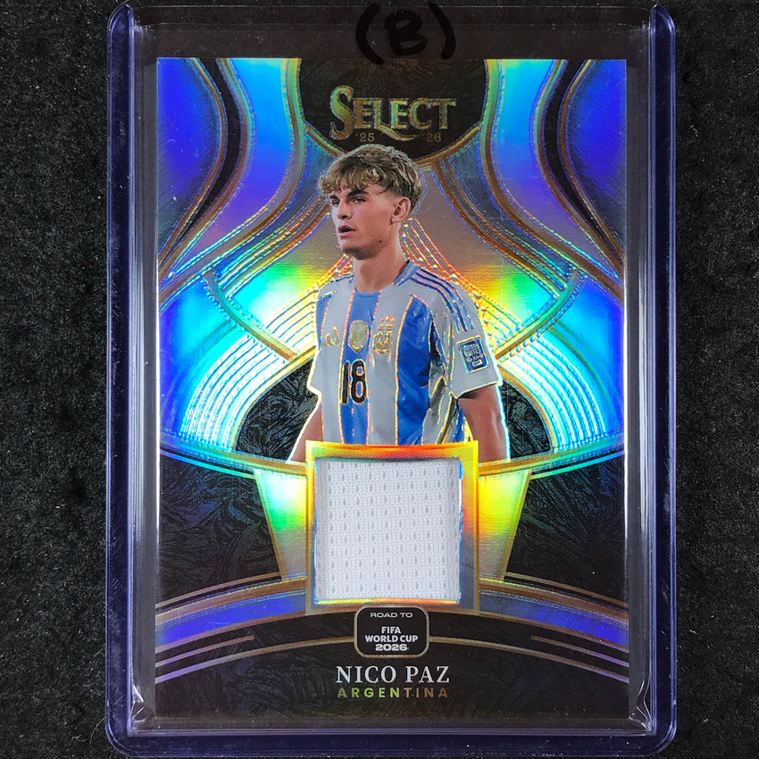 2025-26 Select Road to World Cup NICO PAZ Select Memorabilia Jersey #SM-NPZ (B)