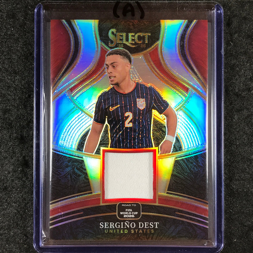 2025-26 Select Road to World Cup SERGINO DEST Select Memorabilia Relic #SDT (A)