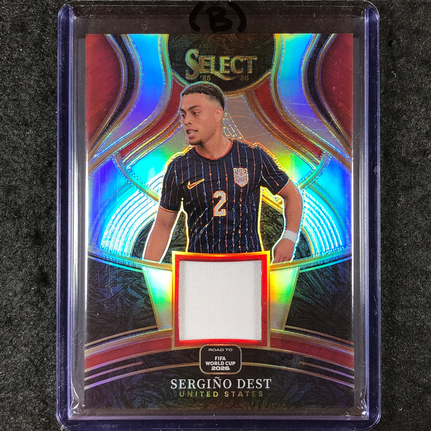 2025-26 Select Road to World Cup SERGINO DEST Select Memorabilia Relic #SDT (B)