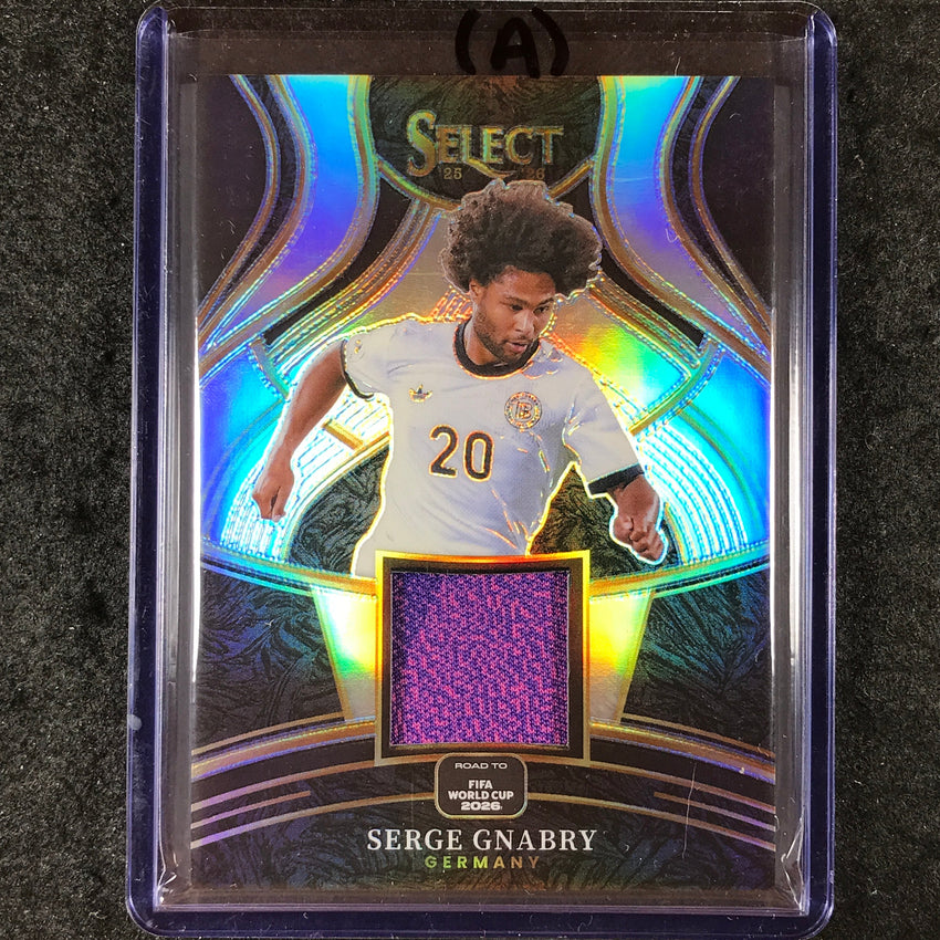 2025-26 Select Road to World Cup SERGE GNABRY Select Memorabilia Relic #SGY (A)