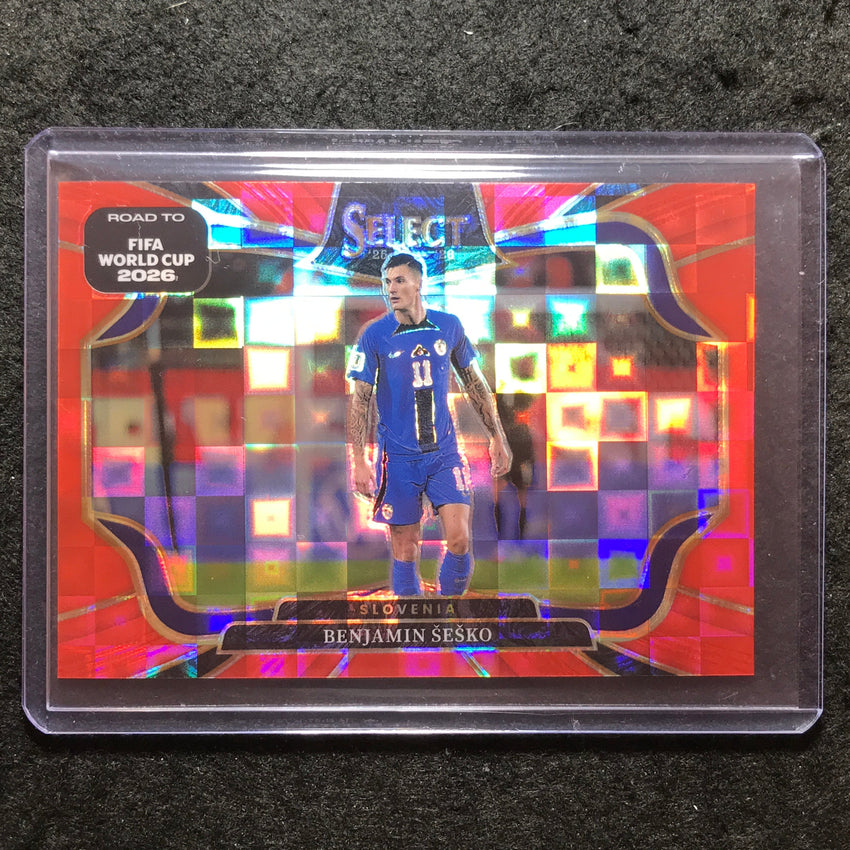 2025-26 Select Road to World Cup BENJAMIN SESKO Field Level Red Pandora #212