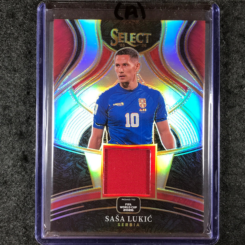 2025-26 Select Road to World Cup SASA LUKIC Select Memorabilia Jersey #SLC (A)