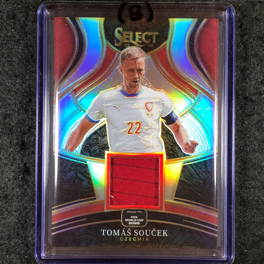 2025-26 Select Road to World Cup TOMAS SOUCEK Select Memorabilia Jersey #TSK (B)