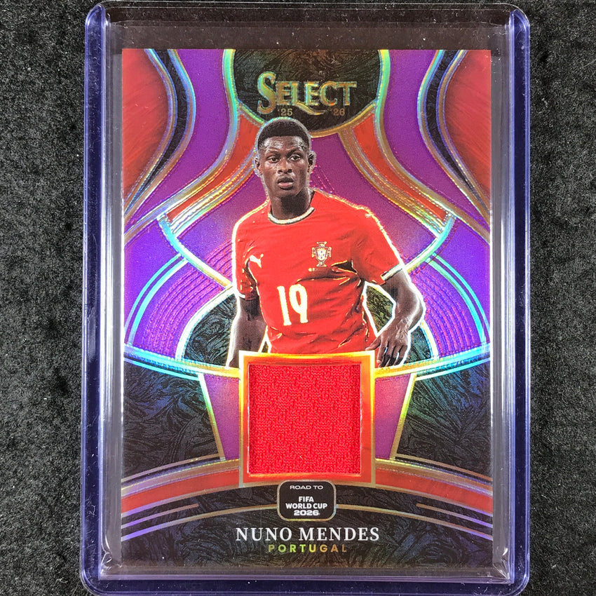 2025-26 Select Road to World Cup NUNO MENDES Select Memorabilia Purple 20/99