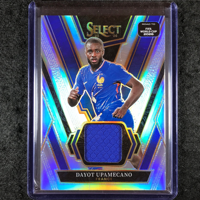 2025-26 Select Road to World Cup DAYOT UPAMECANO Select Swatches Jersey #SW-DUO