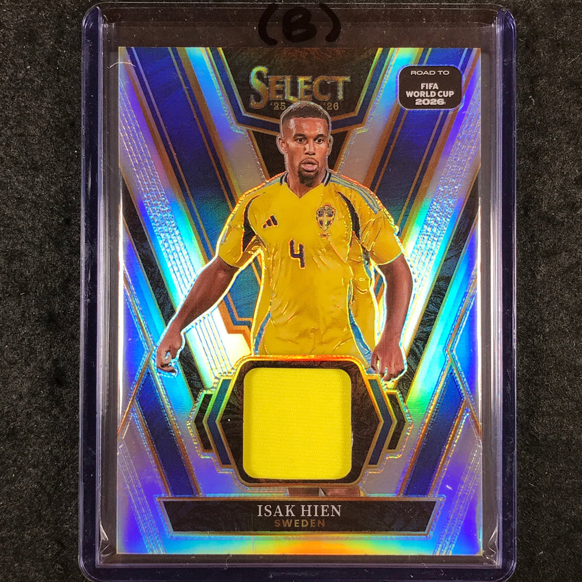 2025-26 Select Road to World Cup ISAK HIEN Select Swatches Jersey #SW-IHN (B)