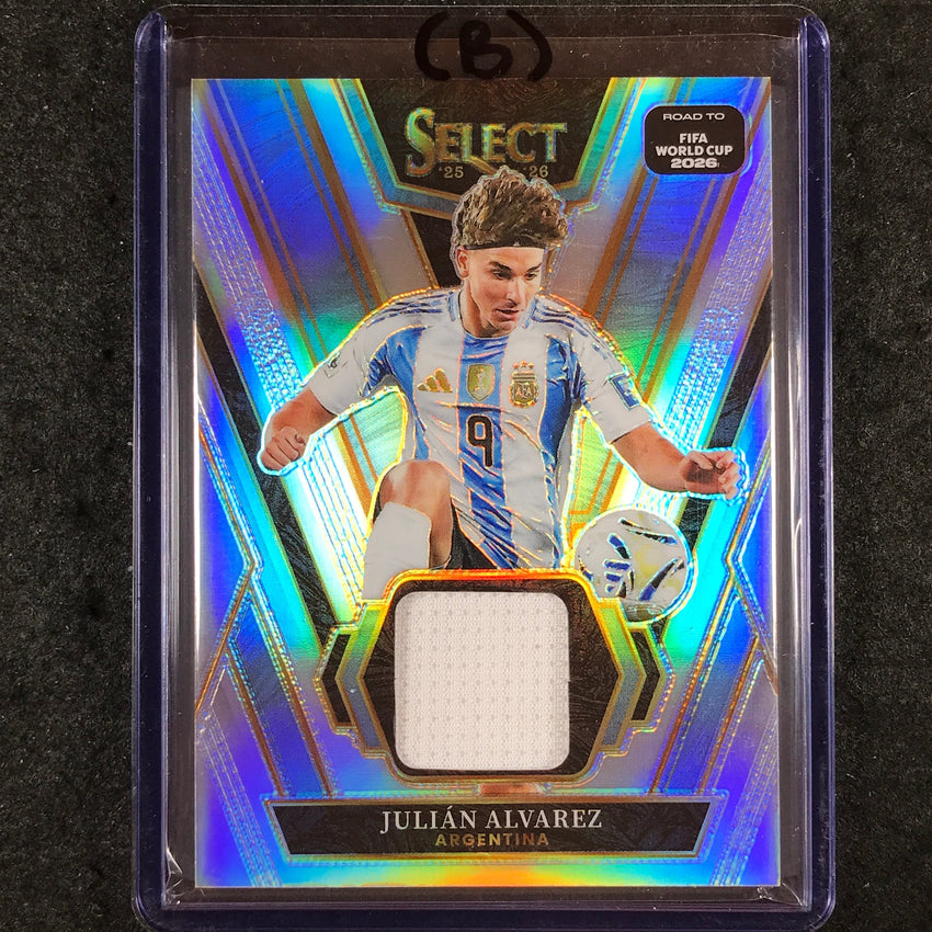 2025-26 Select Road to World Cup JULIAN ALVAREZ Select Swatches Jersey #JAZ (B)