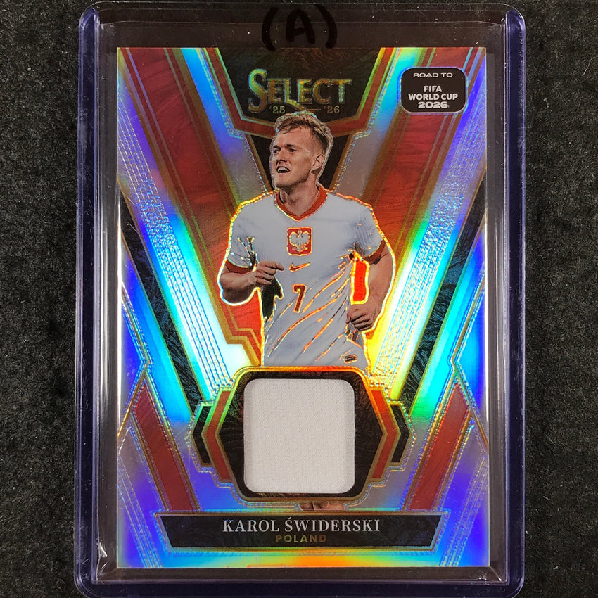 2025-26 Select Road to World Cup KAROL SWIDERSKI Select Swatches Jersey #KSI (A)