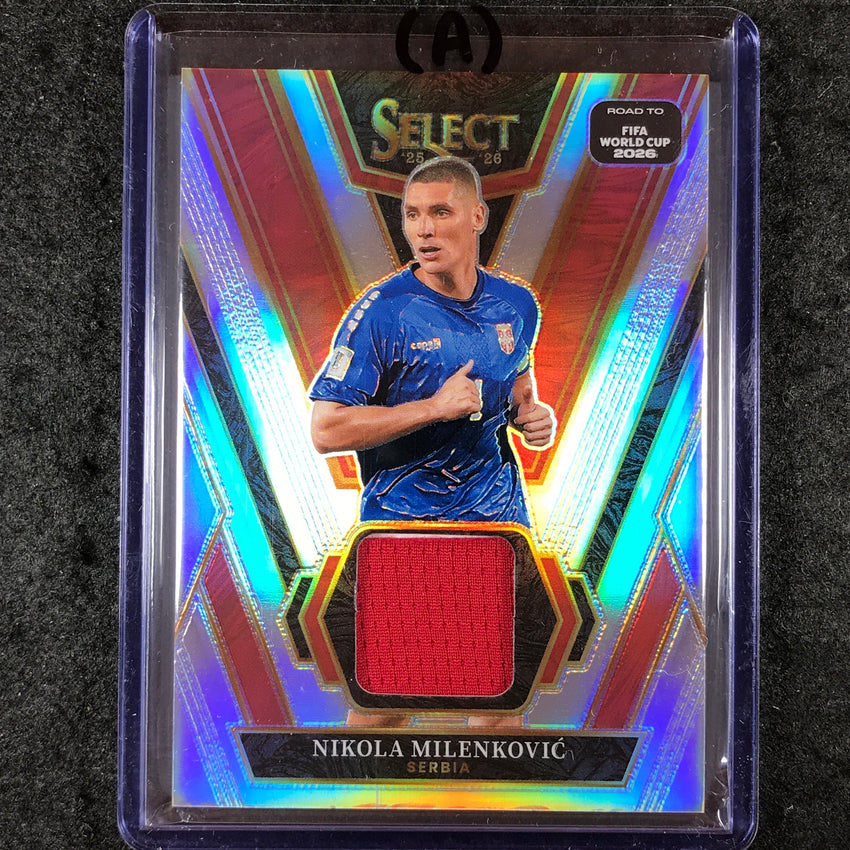2025-26 Select Road to World Cup NIKOLA MILENKOVIC Select Swatches #SW-NMC (A)