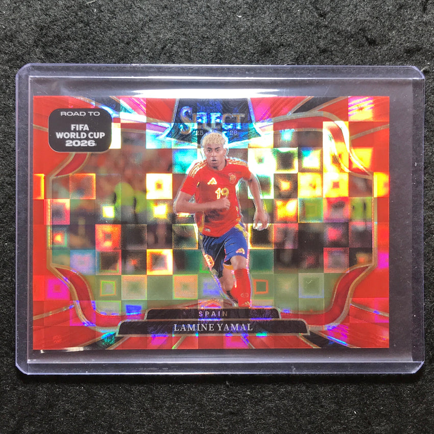 2025-26 Select Road to World Cup LAMINE YAMAL Field Level Red Pandora #220