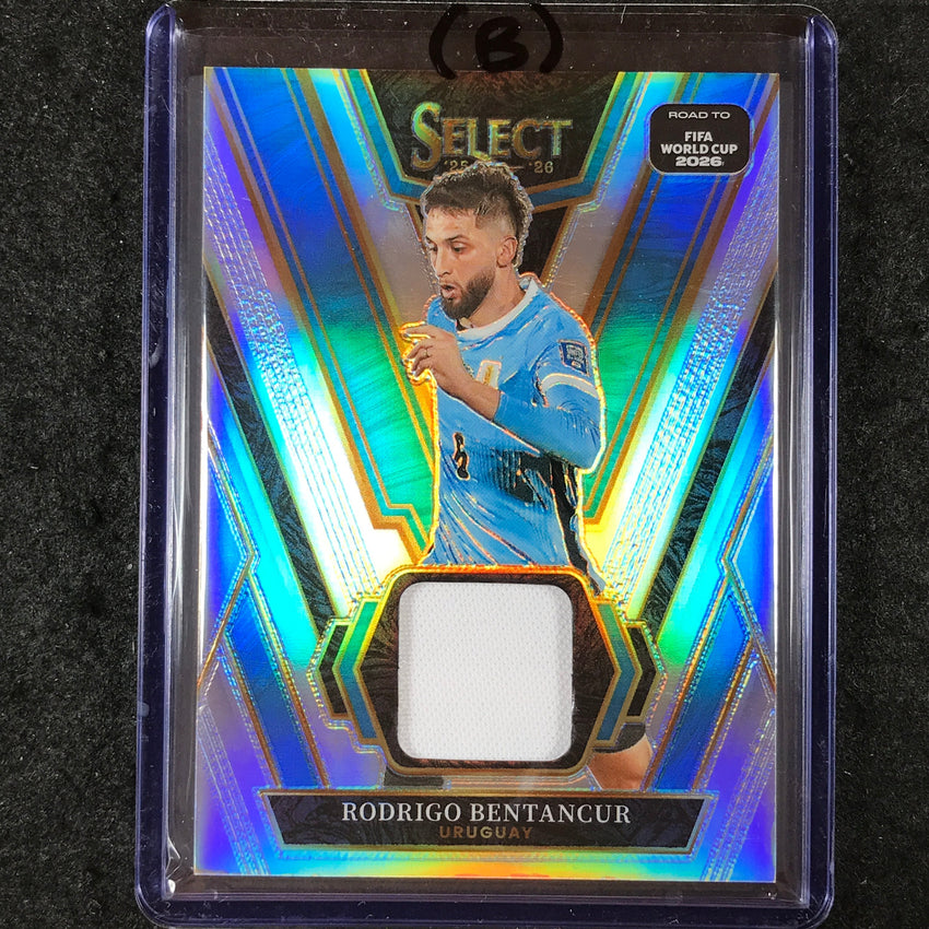 2025-26 Select Road to World Cup RODRIGO BENTANCUR Select Swatches #SW-RBR (B)