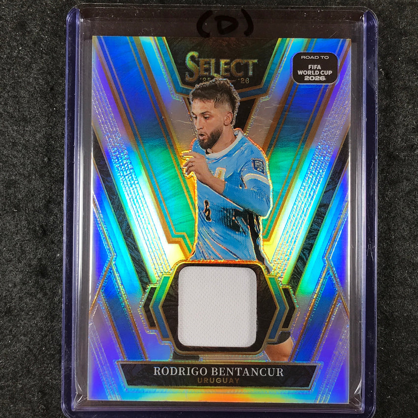 2025-26 Select Road to World Cup RODRIGO BENTANCUR Select Swatches #SW-RBR (D)