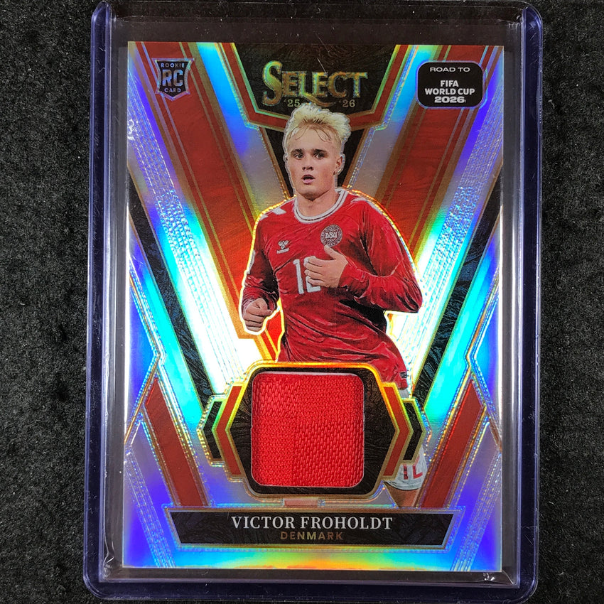 2025-26 Select Road to World Cup VICTOR FROHOLDT Select Swatches Jersey #SW-VFR