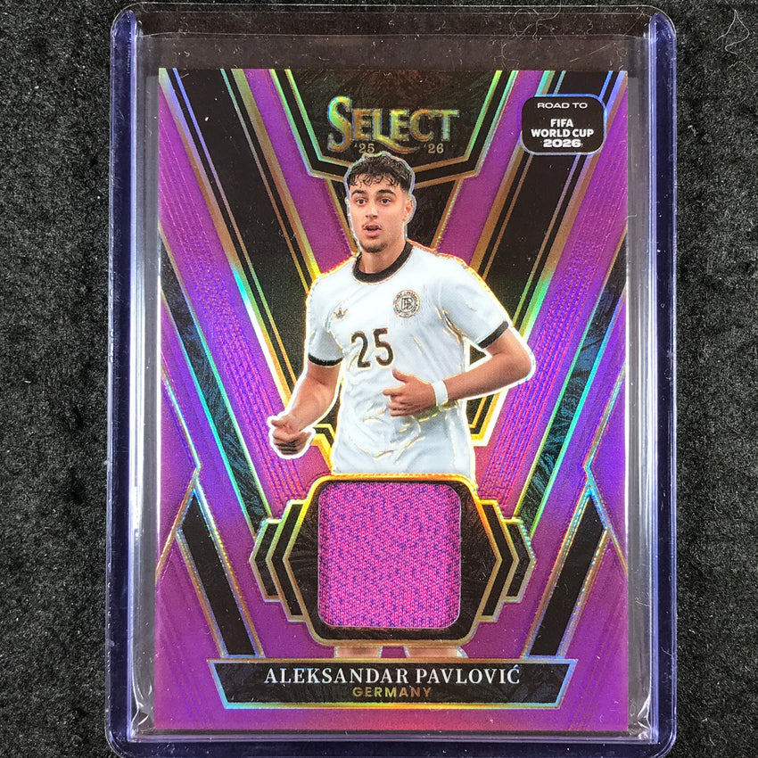 2025-26 Select Road World Cup ALEKSANDAR PAVLOVIC Select Swatches Purple 60/99
