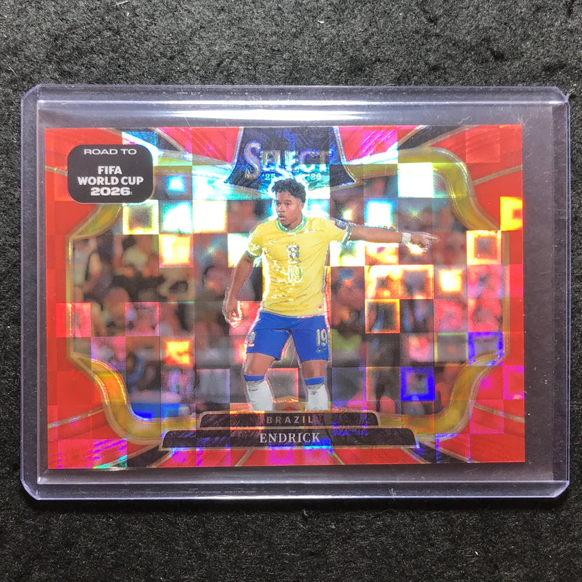 2025-26 Select Road to World Cup ENDRICK Field Level Red Pandora #225
