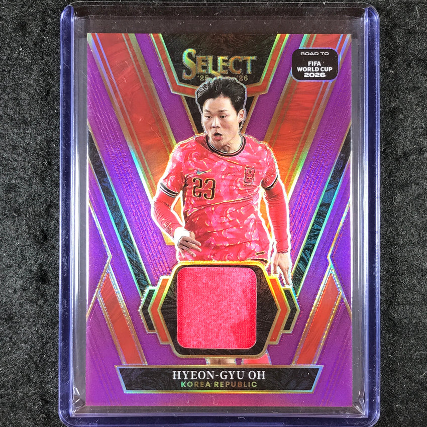 2025-26 Select Road to World Cup HYEON-GYU OH Select Swatches Purple 88/99