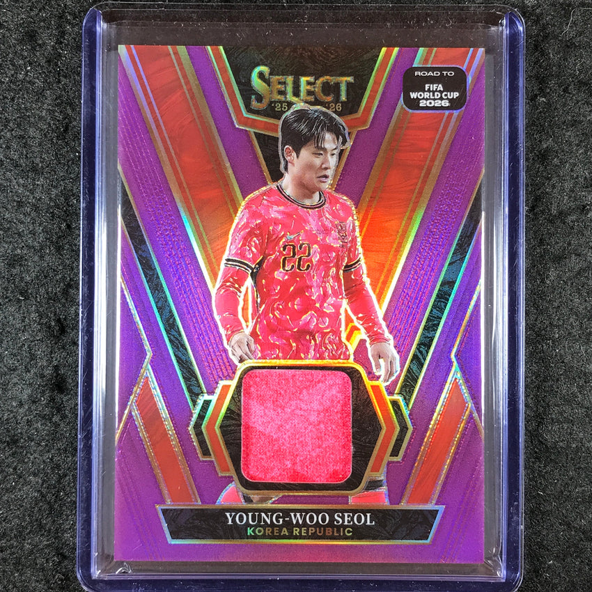 2025-26 Select Road to World Cup YOUNG-WOO SEOL Select Swatches Purple 4/99