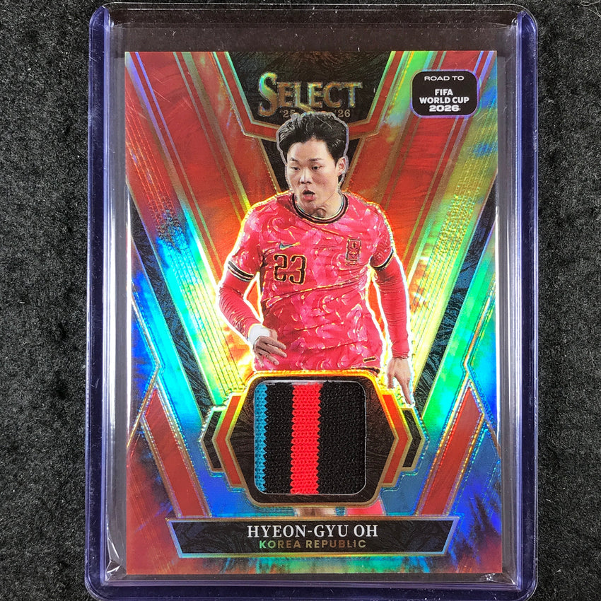 2025-26 Select Road to World Cup HYEON-GYU OH Swatches Patch Tie-Dye 21/25