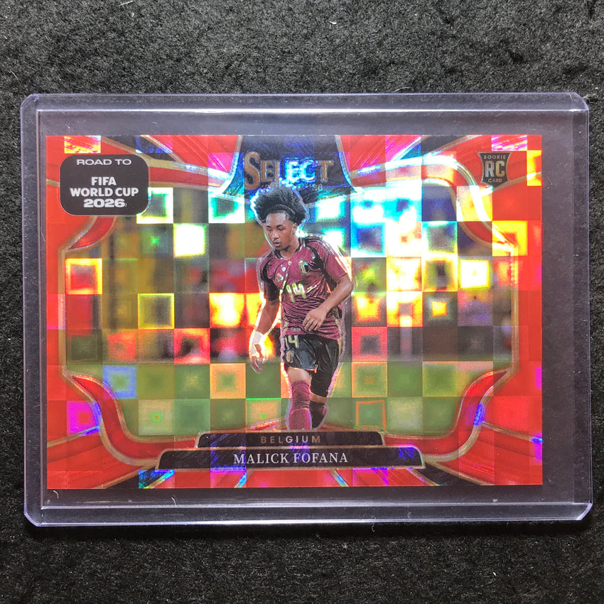 2025-26 Select Road World Cup MALICK FOFANA Rookie Field Level Red Pandora #235